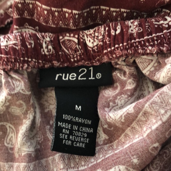 10 / $10 Rue21 crop top with frill neckline - Picture 7 of 8